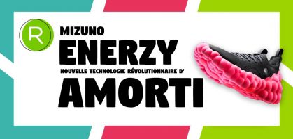 MIZUNO ENERZY la révolutionnaire technologie d'amorti de Mizuno