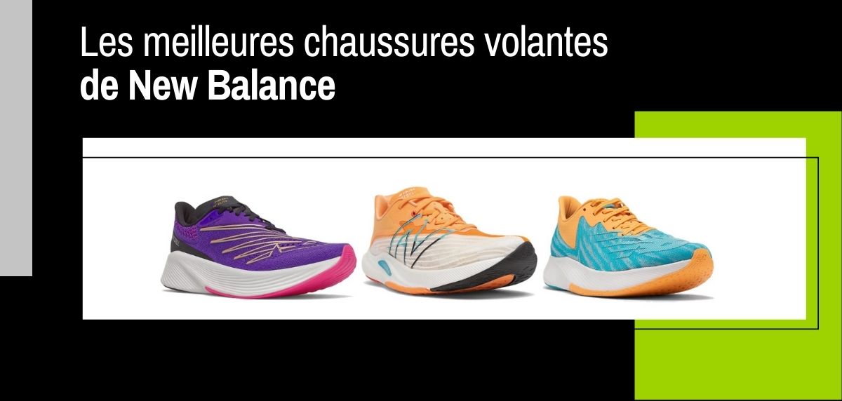 Ce sont les chaussures de compétition New Balance pour tracer sur la route grâce à la mousse FuelCell ACL !
