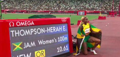 Tokyo 2021 :  record olympique pour Elaine Thompson au 100 m sprint féminin et le programme du jour.
