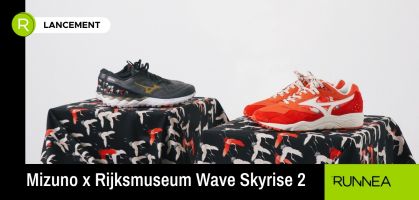 Mizuno x Rijksmuseum Wave Skyrise 2, la chaussure officielle du TCS Amsterdam Marathon 