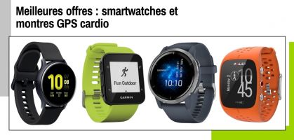 Meilleures offres de smartwatches et montres GPS cardio de 2021