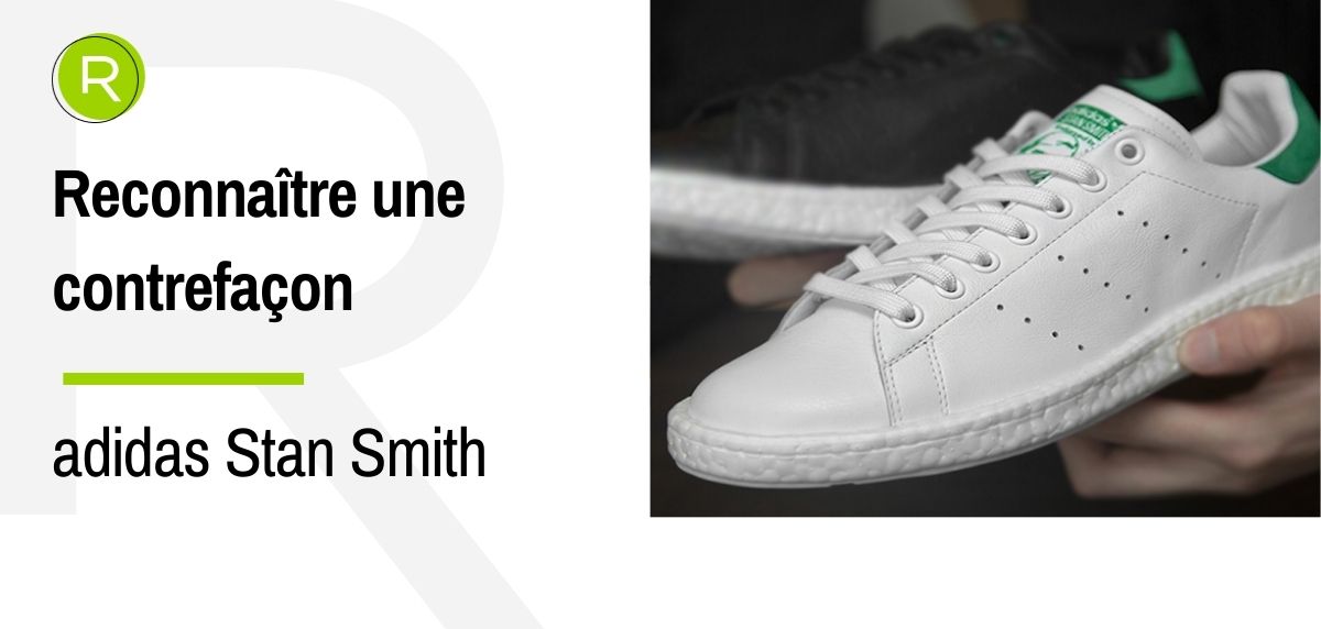 Chaussure athlétique adidas Stan Smith pour hommes - Blanche / Verte