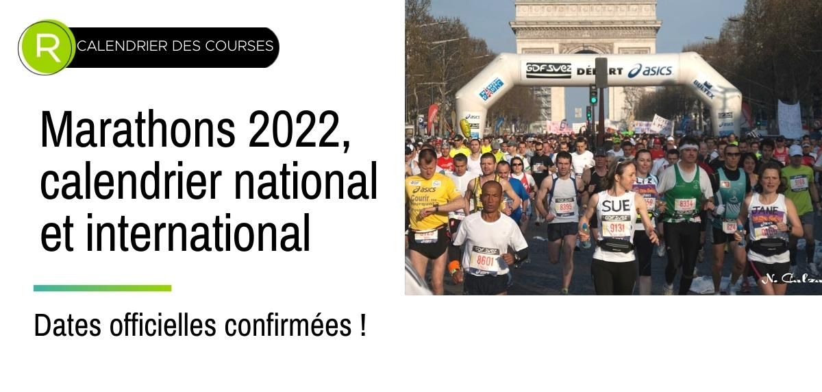 Marathons 2022 : le calendrier officiel des dates est confirmé 