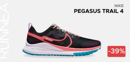 Nike Pegasus Trail 4 pour 86,30 € avant 129,99 € (-34% de remise)