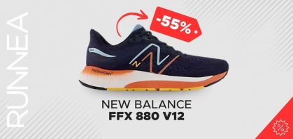 New Balance FFx 880 v12 por 89 € (Avant 160 €), en appliquant ce code de réduction NB25OFF  