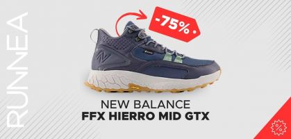 New Balance FFx Hierro Mid GTX por 85 € (Avant 200 €), en appliquant ce code de réduction NB25OFF  