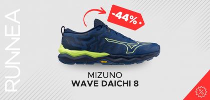 Mizuno Wave Daichi 8 pour 94,86 € avant 150 € (-44% de remise)