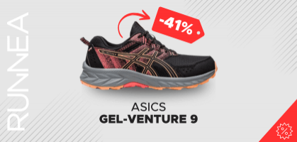 ASICS Gel Venture 9 pour 54,90 € (Avant 95 €) 