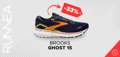 Brooks Ghost 15 a partire da 90€ prima di 150€ 