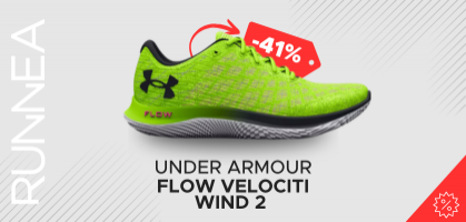 Under Armour Flow Velociti Wind 2 pour 93,99 € avant 160 € (-41 % de remise)