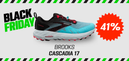 Brooks Cascadia 17 pour 97,99 € chez Alltricks avant 150 € (-35% de remise)