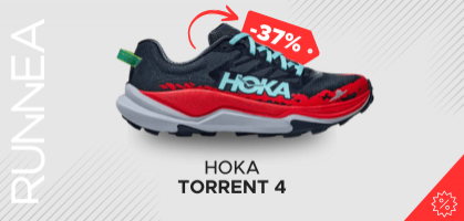 HOKA Torrent 4 pour 97,90 € avant 140 € (-30% de remise)