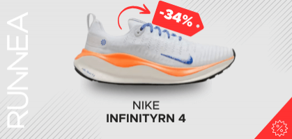 Nike InfinityRN 4 pour 105 € avant 160 € (-34 % de remise) 