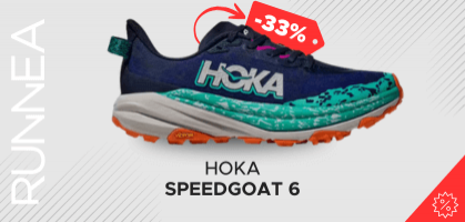 HOKA Speedgoat 6 pour 106,99 € avant 160 € (-33 % de remise)