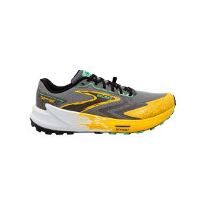 Baskets Brooks Catamount 3 Jaune Noir SS24