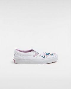 VANS Chaussures Classic Slip-on Enfant (4-8 Ans) (true White/mult) Enfant Blanc, Taille 31