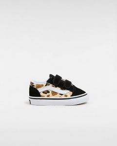 VANS Chaussures À Scratch Old Skool Glitter Bébé (1-4 Ans) (black/brown) Toddler Noir, Taille 26.5