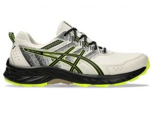 ASICS Gel - Venture 9 Oatmeal / Safety Yellow Hommes Taille 43.5