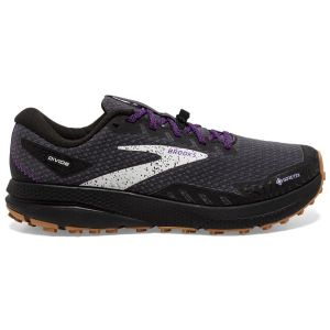 BROOKS Divide 4 Gore-tex W - Noir / Violet / Blanc - taille 37 1/2 2024