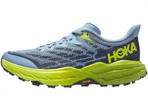 Chaussures Homme HOKA Speedgoat 5 Stone Blue/Dark Citron - LARGE