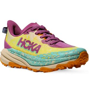 HOKA ONE ONE Speedgoat 6 Youth - Jaune / Violet - taille 40 2024