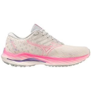 MIZUNO Wave Inspire 19 W - Rose / Beige / Blanc - taille 36 1/2 2023