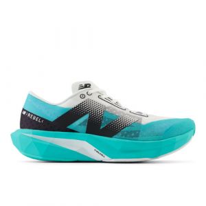 New Balance Homme FuelCell Rebel v4 en Vert/Blanc/Noir, Synthetic, Taille 40.5 Large