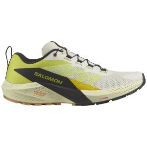 SALOMON Sense Ride 5 - Blanc / Noir / Jaune - taille 40 2024