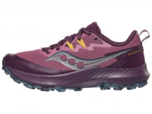 Chaussures Femme Saucony Peregrine 14 Plum/Eggplant