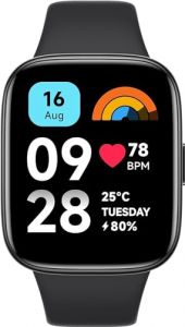 Xiaomi Montre connectée Redmi Watch 3 Active avec du Bracelet Noir