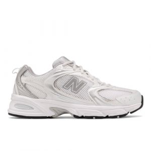 New Balance Unisexe 530 en Blanc/Gris