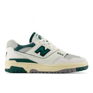 New Balance Unisexe 550 en Blanc/Vert