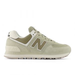 New Balance Femme 574 en Vert/Beige/Gris