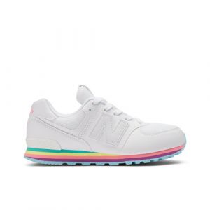 New Balance Enfant 574 en Blanc/Bleu