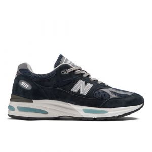 New Balance Unisexe Made in UK 991v2 en Bleu/Gris