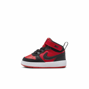 Chaussure Nike Court Borough Mid 2 pour bébé et tout-petit - Rouge