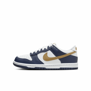 Chaussure Nike Dunk Low pour ado - Blanc