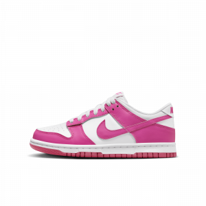 Chaussure Nike Dunk Low pour ado - Blanc