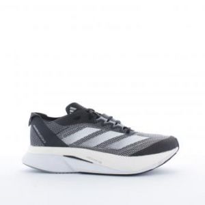 Adizero boston 12 femme noire - Taille : 41 1/3 - Couleur : NOIESS/FTWBLA/CARBON