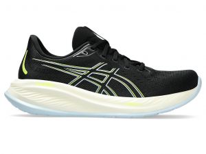 ASICS Gel - Cumulus 26 Black / Safety Yellow Hommes Taille 43.5