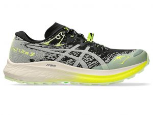 ASICS Fuji Lite 5 Black / Oatmeal Femmes Taille 41.5