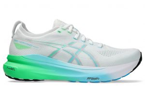 ASICS Gel - Kayano 31 White / Bright Cyan Hommes Taille 43.5