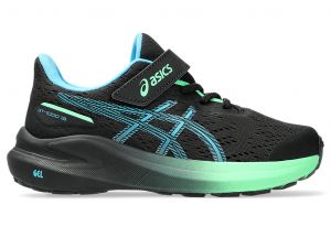 ASICS Gt - 1000 13 Ps Black / Digital Aqua Enfants Taille 28.5