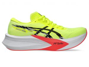 ASICS Magic Speed 4 Safety Yellow / Black Femmes Taille 41.5