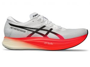 ASICS Metaspeed Edge+ White / Black Unisex Taille 43.5