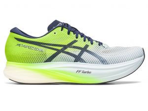 ASICS Metaspeed Edge+ Sky / Hazard Green Unisex Taille 43.5