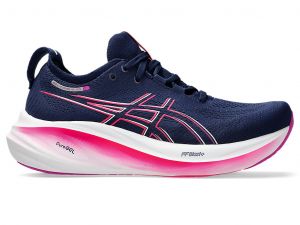 ASICS Gel - Nimbus 26 Blue Expanse / Bold Magenta Femmes Taille 41.5