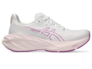 ASICS Novablast 4 White / Soothing Sea Femmes Taille 41.5