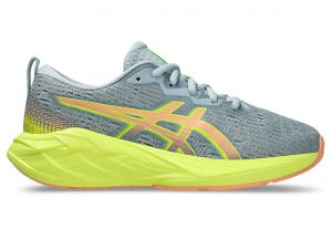 ASICS Novablast 4 Gs Cool Grey / Bright Sunstone Enfants Taille 40