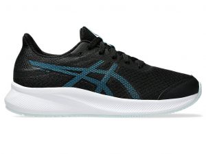 ASICS Patriot 13 Gs Black / Teal Blue Enfants Taille 40